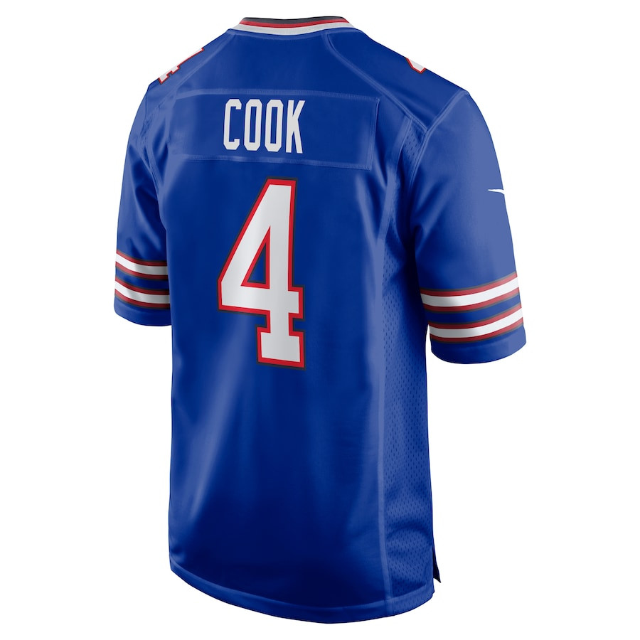 James Cook 4 Buffalo Bills Men Game Jersey - Royal JS8656 nicesnker - Image 3