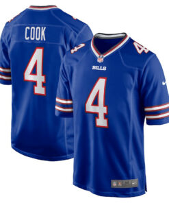James Cook 4 Buffalo Bills Men Game Jersey - Royal JS8656 nicesnker