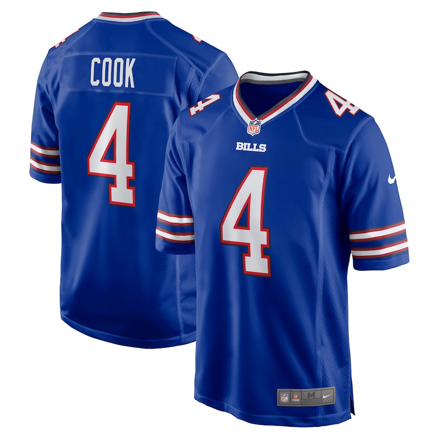 James Cook 4 Buffalo Bills Men Game Jersey - Royal JS8656 nicesnker