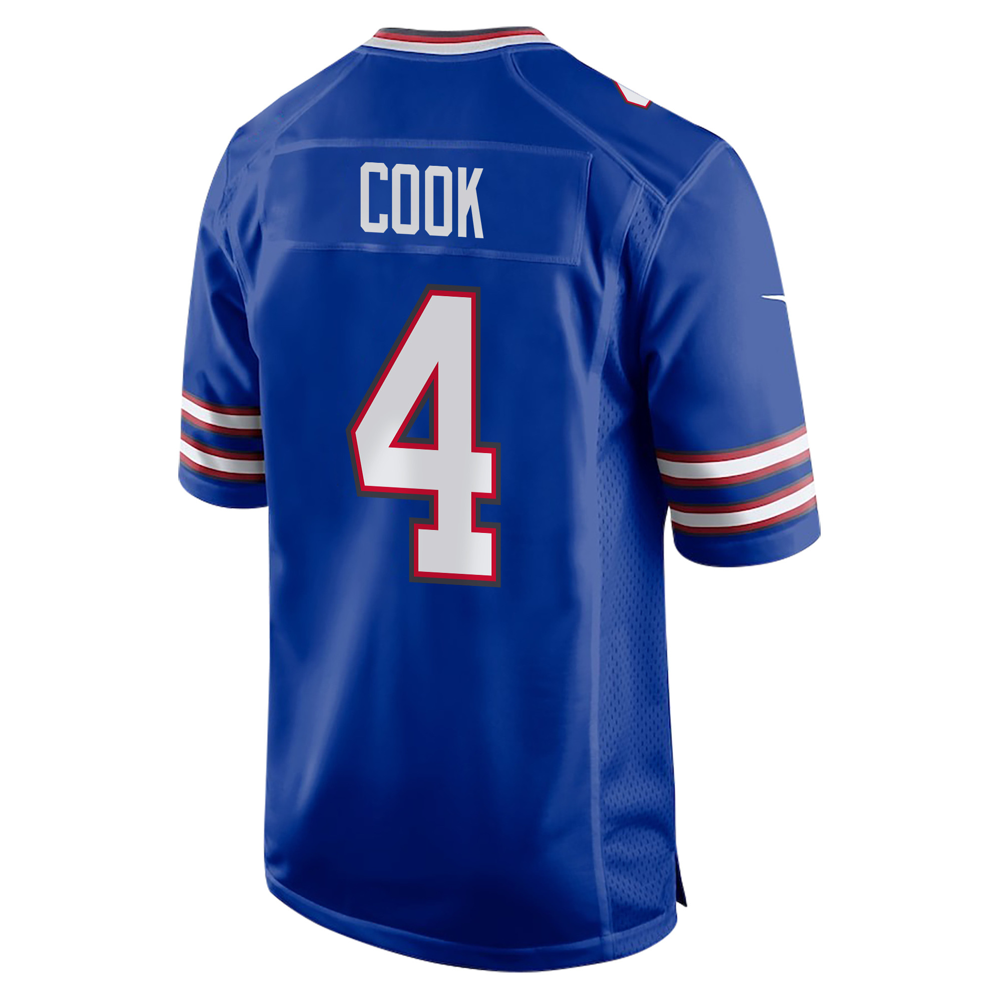 James Cook 4 Buffalo Bills Super Bowl LIX 'New Orleans - A Symphony of Sport' EMBROIDERED Game Men Jersey - Royal JS3122 nicesnker - Image 2