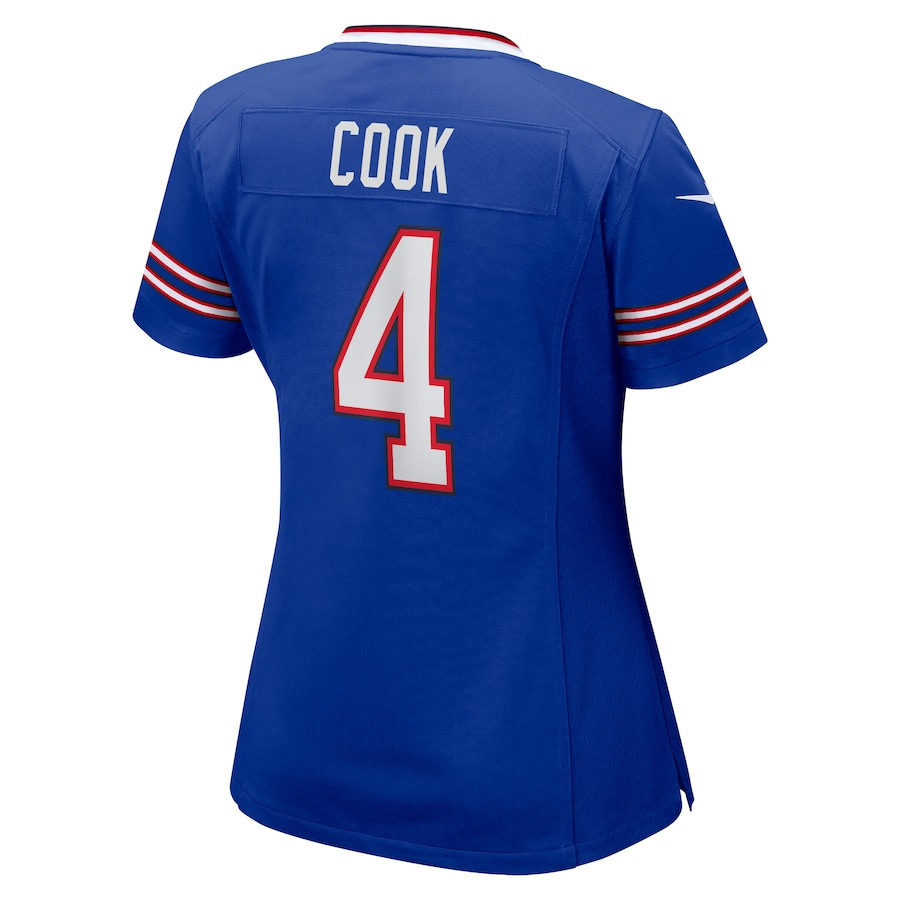 James Cook #4 Buffalo Bills Super Bowl LIX Women's Jersey - Royal JS9659 nicesnker - Image 3