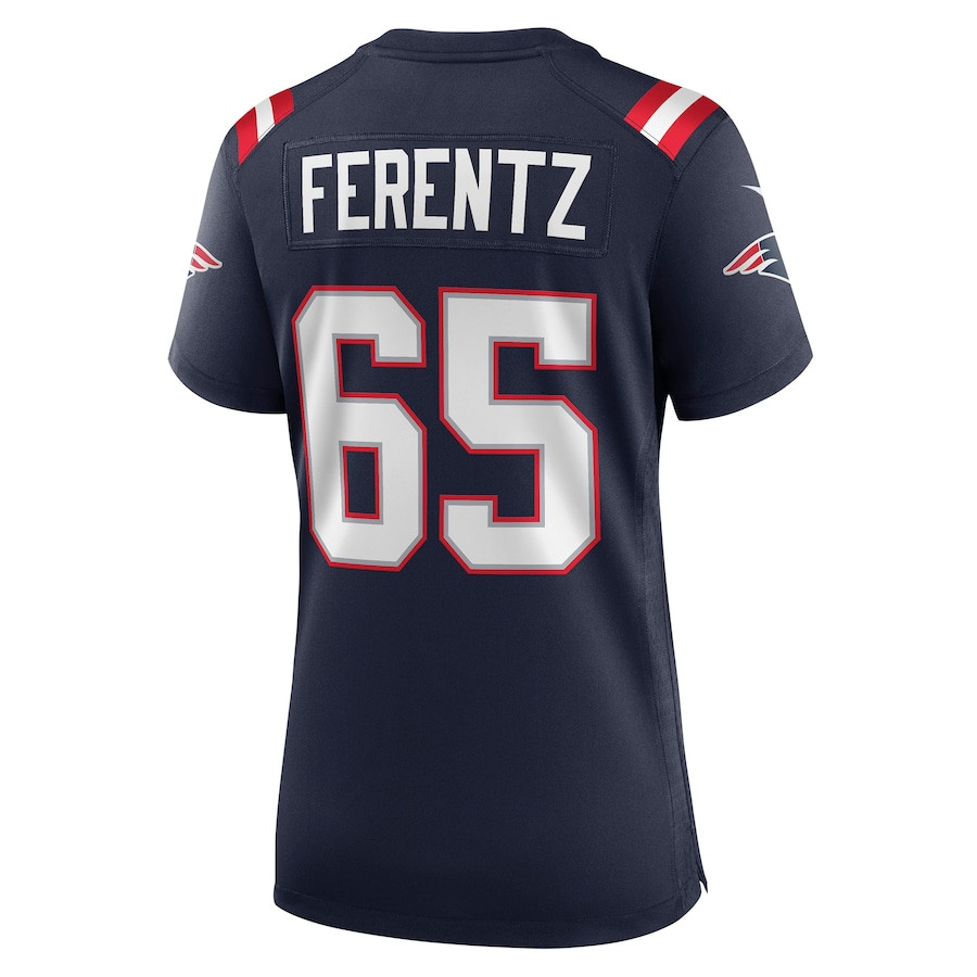 James Ferentz 65 New England Patriots Women Game Jersey - Navy JS1276 nicesnker - Image 3