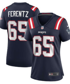James Ferentz 65 New England Patriots Women Game Jersey - Navy JS1276 nicesnker