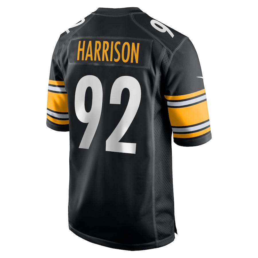 James Harrison 92 Pittsburgh Steelers Men Retired Game Jersey - Black JS6094 nicesnker - Image 3