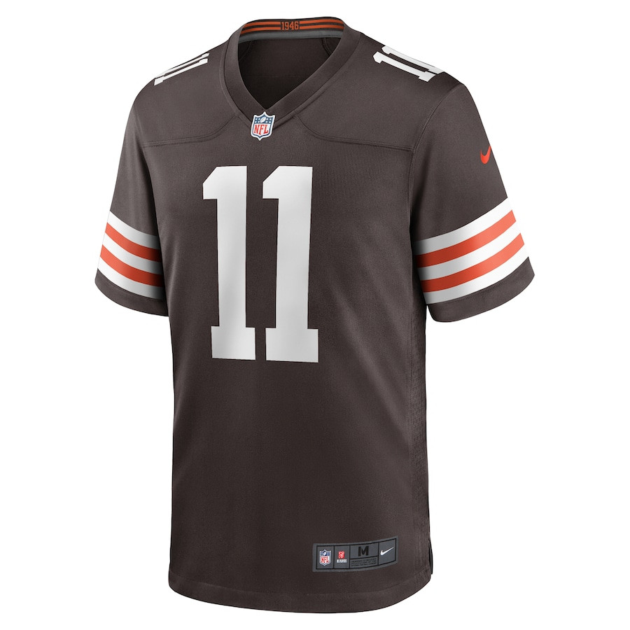 James Proche II 11 Cleveland Browns Game Men Jersey - Brown JS8142 nicesnker - Image 2