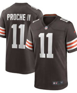 James Proche II 11 Cleveland Browns Game Men Jersey - Brown JS8142 nicesnker