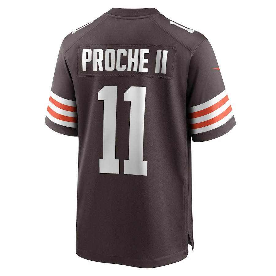 James Proche II 11 Cleveland Browns Game Men Jersey - Brown JS8142 nicesnker - Image 3