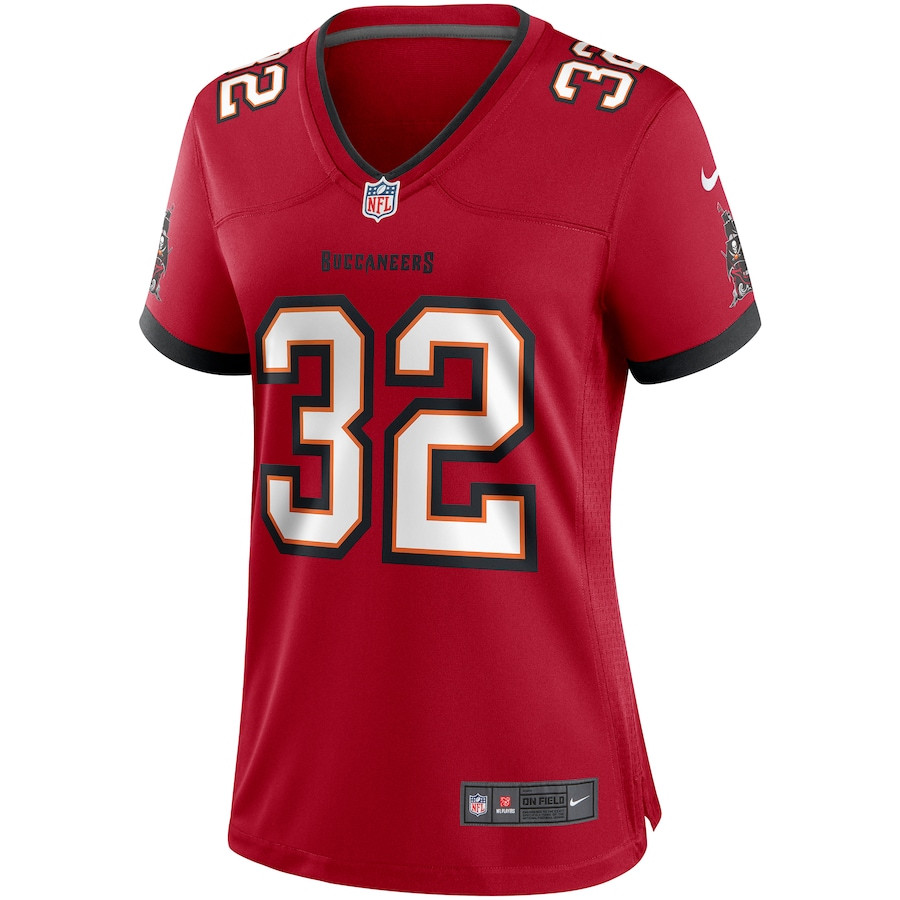 James Wilder 32 Tampa Bay Buccaneers Women Game Retired Jersey - Red JS6149 nicesnker - Image 2