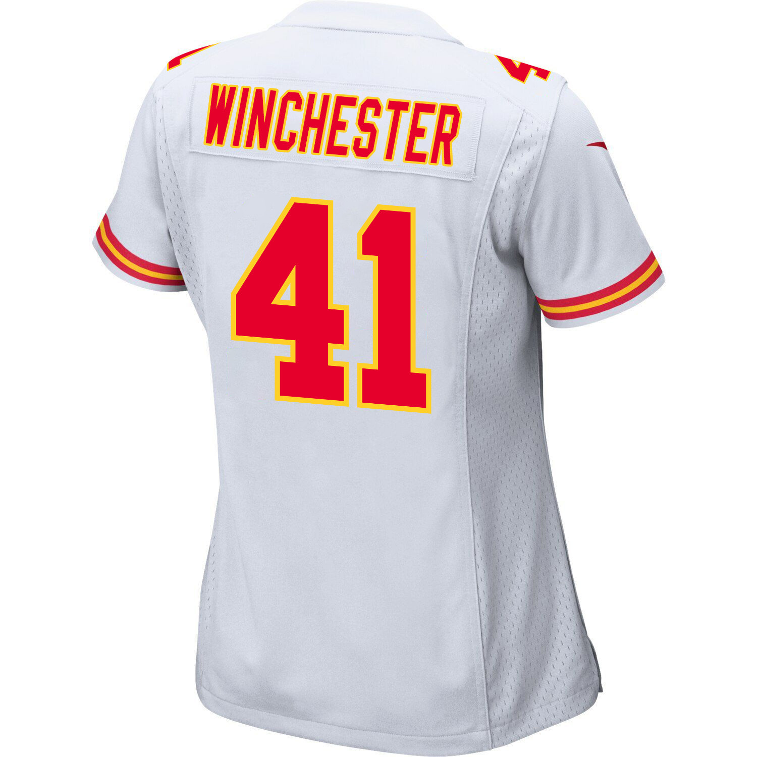 James Winchester 41 Kansas City Chiefs Super Bowl LVIII Patch Game Women Jersey - White JS8074 nicesnker - Image 3