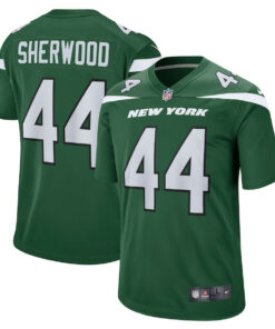 Jamien Sherwood 44 New York Jets Men Game Jersey - Gotham Green JS4283 nicesnker
