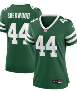 Jamien Sherwood 44 New York Jets Women's Team Game Jersey - Legacy Green JS1904 nicesnker