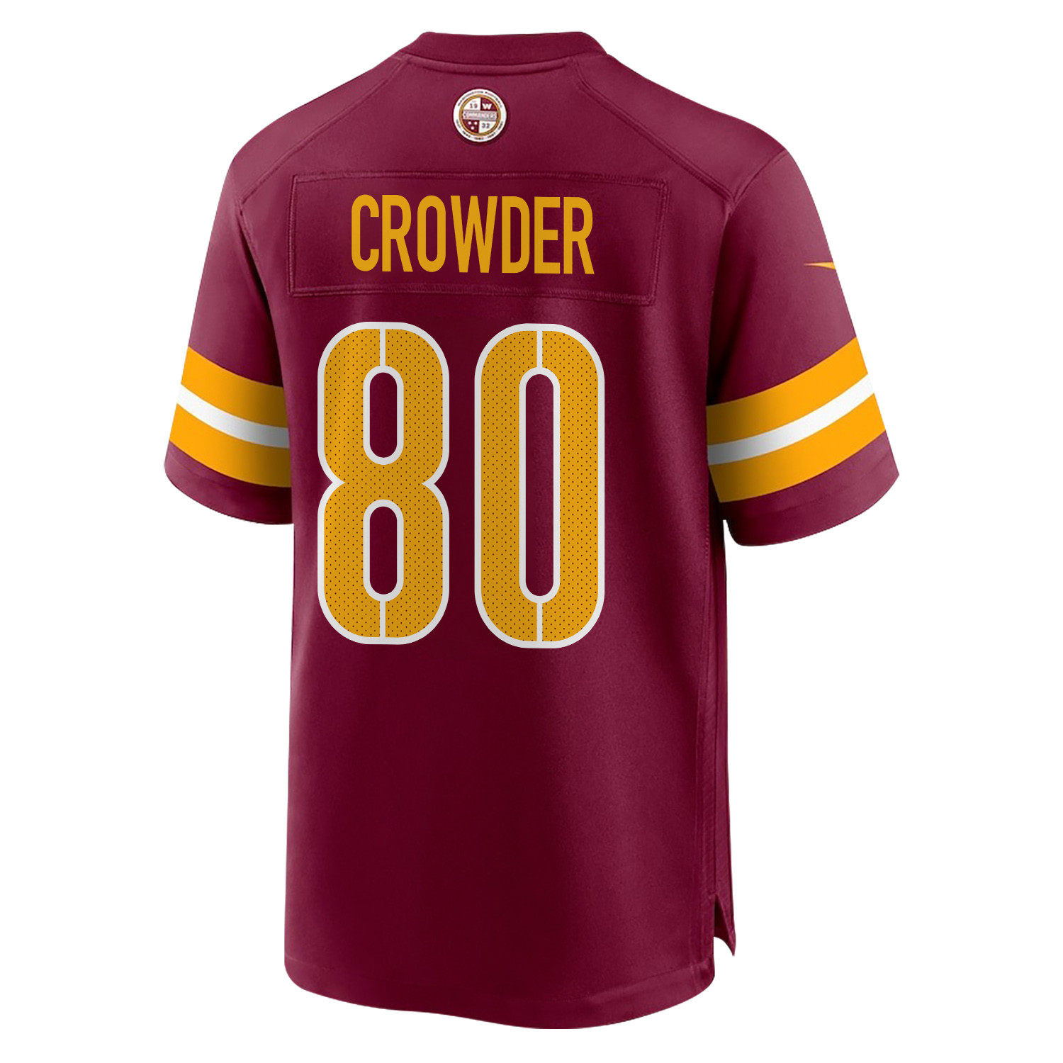 Jamison Crowder 80 Washington Commanders Super Bowl LIX Champions Patch Game Men Jersey - Burgundy JS4158 nicesnker - Image 2