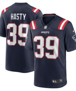 Jamycal Hasty 39 New England Patriots Game Men Jersey - Navy JS6928 nicesnker