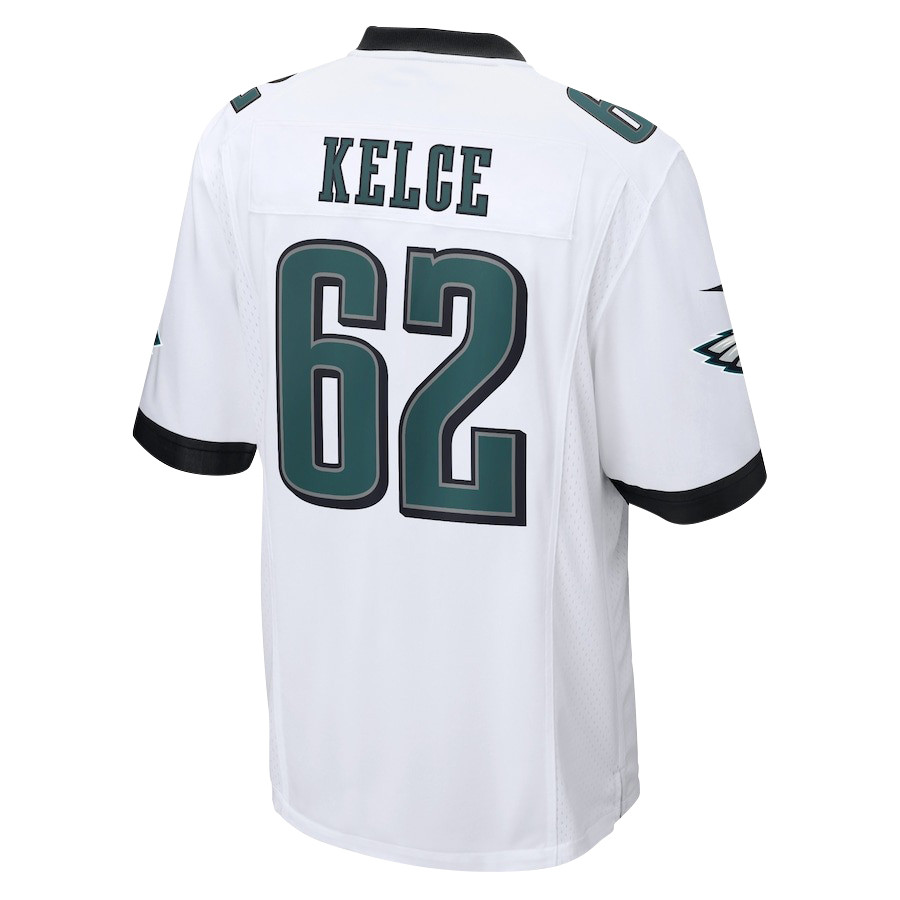 Jason Kelce 62 Philadelphia Eagles The Fat Bat Game Men Jersey - White JS5634 nicesnker - Image 3