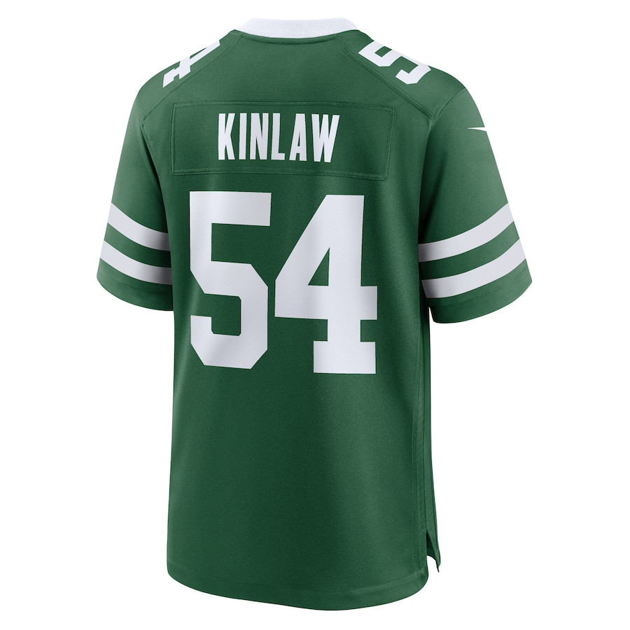 Javon Kinlaw 54 New York Jets Team Game Men Jersey - Legacy Green JS5220 nicesnker - Image 3
