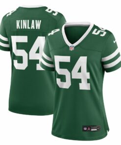Javon Kinlaw 54 New York Jets Women's Team Game Jersey - Legacy Green JS5448 nicesnker