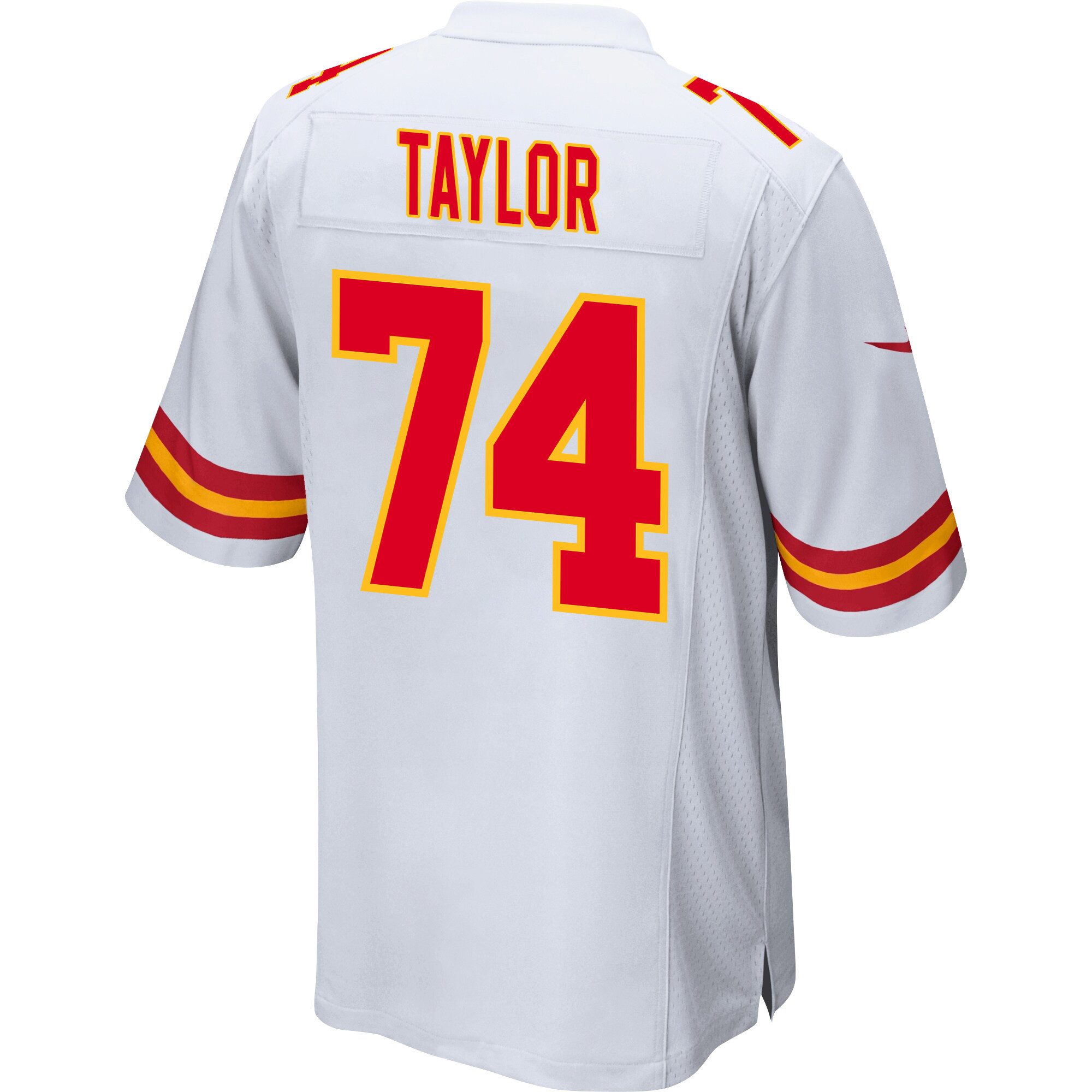 Jawaan Taylor 74 Kansas City Chiefs Super Bowl LVIII Patch Game Men Jersey - White JS6647 nicesnker - Image 3
