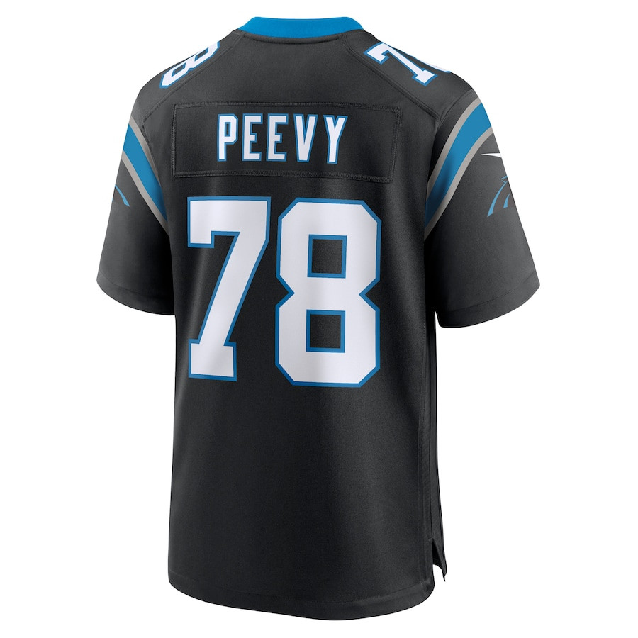 Jayden Peevy 78 Carolina Panthers Team Game Men Jersey - Black JS5092 nicesnker - Image 3