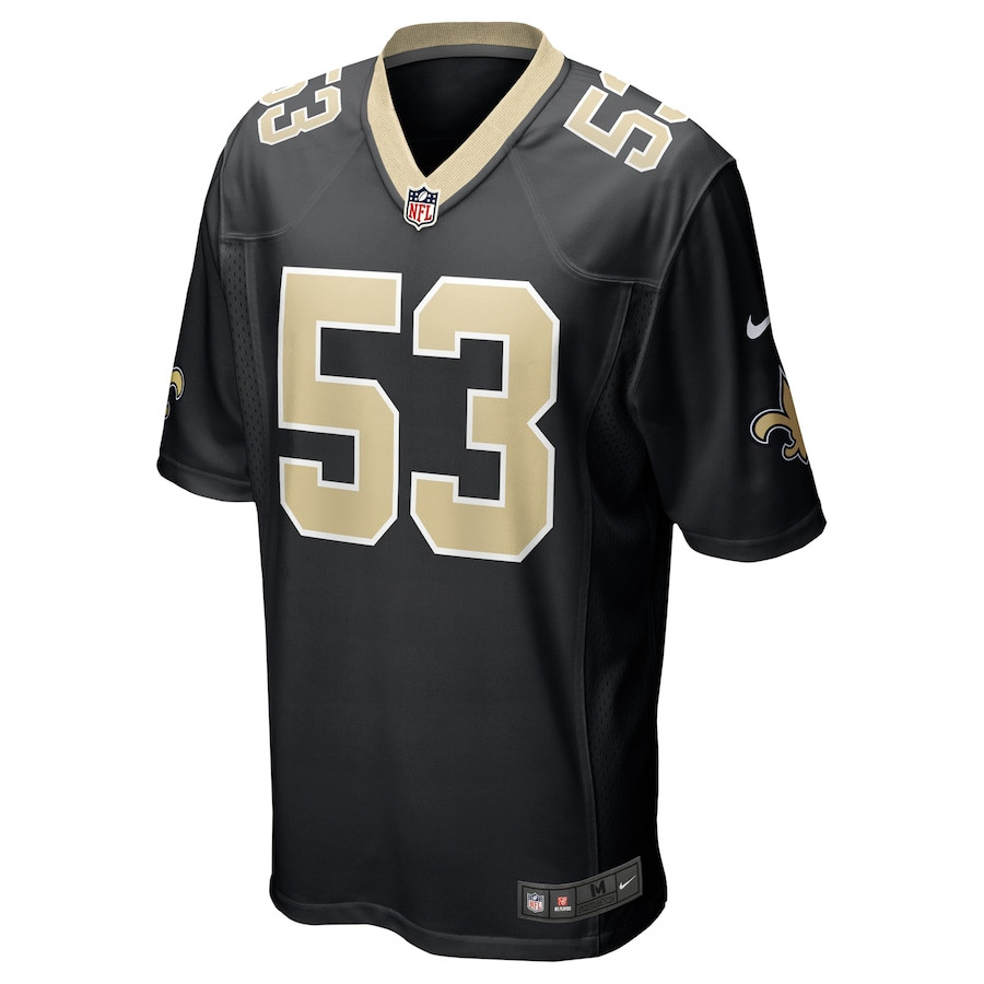 Jaylan Ford 53 New Orleans Saints Game Men Jersey - Black JS8854 nicesnker - Image 2