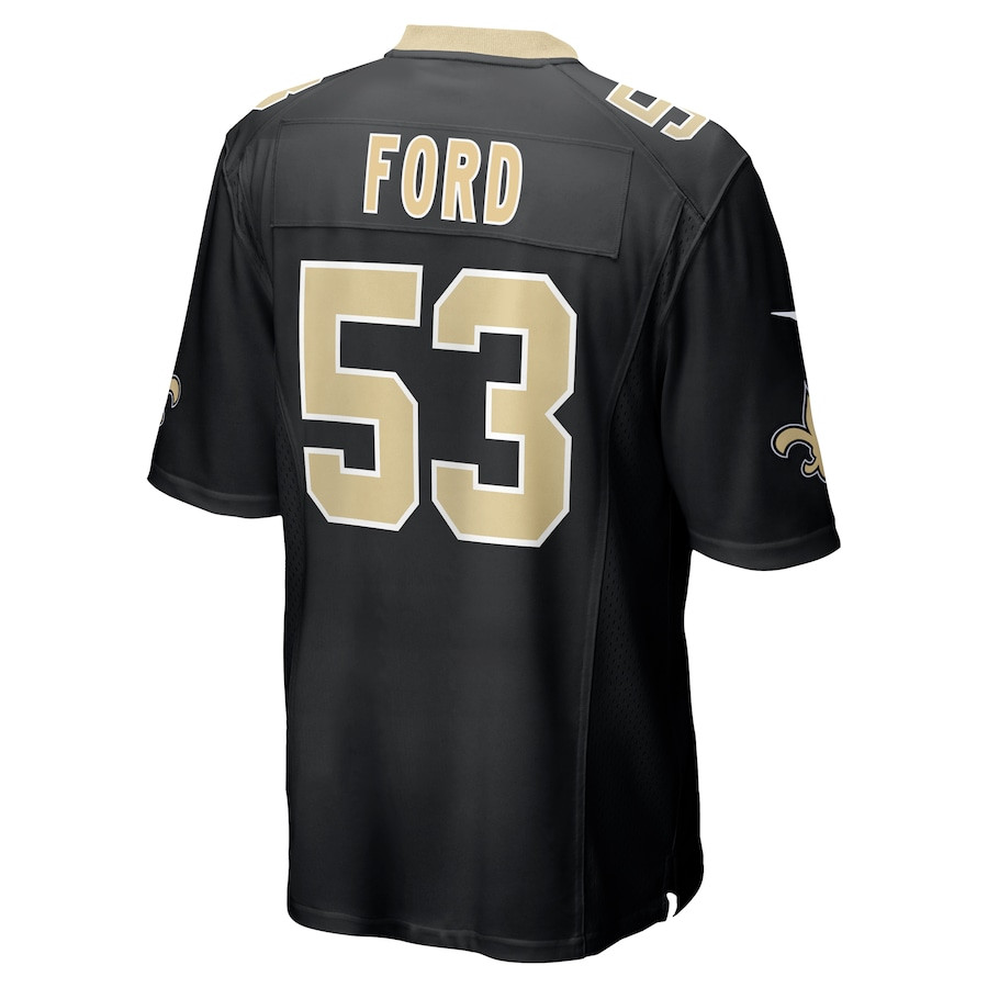 Jaylan Ford 53 New Orleans Saints Game Men Jersey - Black JS8854 nicesnker - Image 3