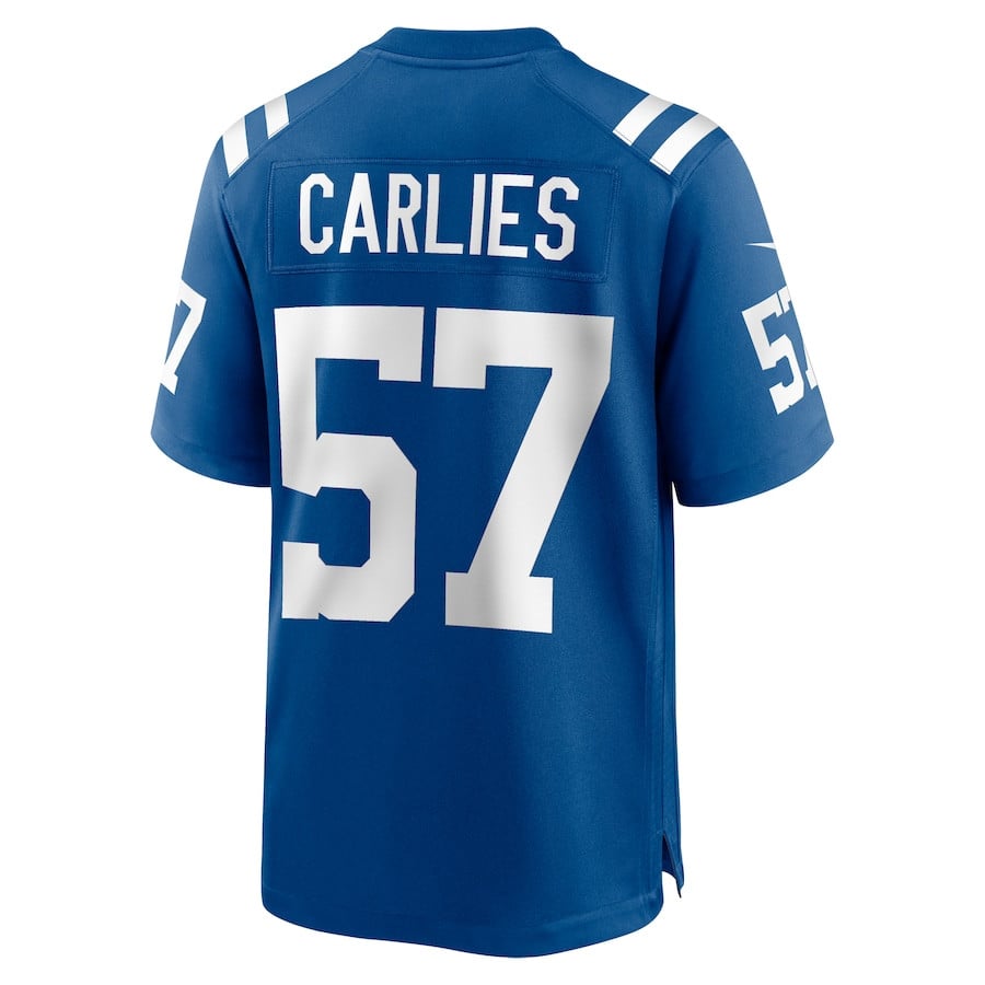 Jaylon Carlies 57 Indianapolis Colts Game Men Jersey - Royal JS3923 nicesnker - Image 3