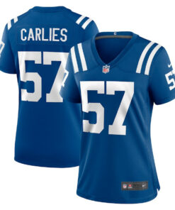 Jaylon Carlies 57 Indianapolis Colts Women's Game Jersey - Royal JS8776 nicesnker