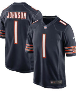 Jaylon Johnson 1 Chicago Bears Game Men Jersey - Navy JS8759 nicesnker