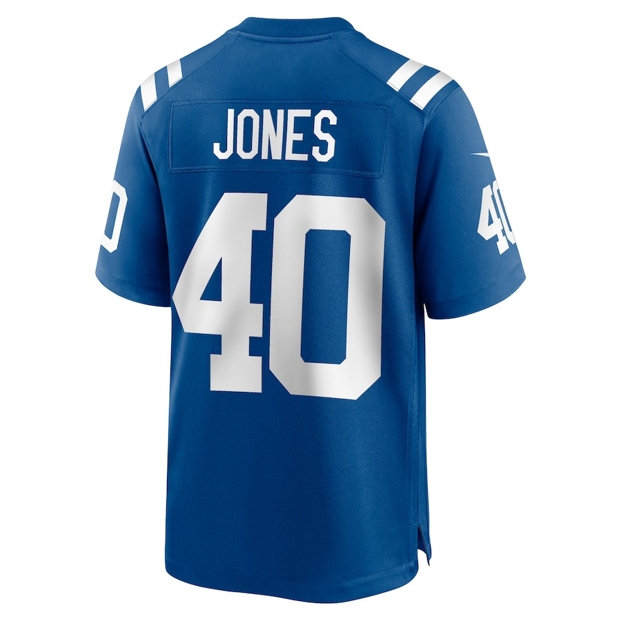 Jaylon Jones 40 Indianapolis Colts Game Men Jersey - Royal JS6720 nicesnker - Image 3