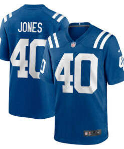 Jaylon Jones 40 Indianapolis Colts Game Men Jersey - Royal JS6720 nicesnker