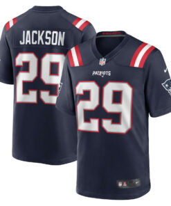JC Jackson 29 New England Patriots Game Men Jersey - Navy JS2084 nicesnker
