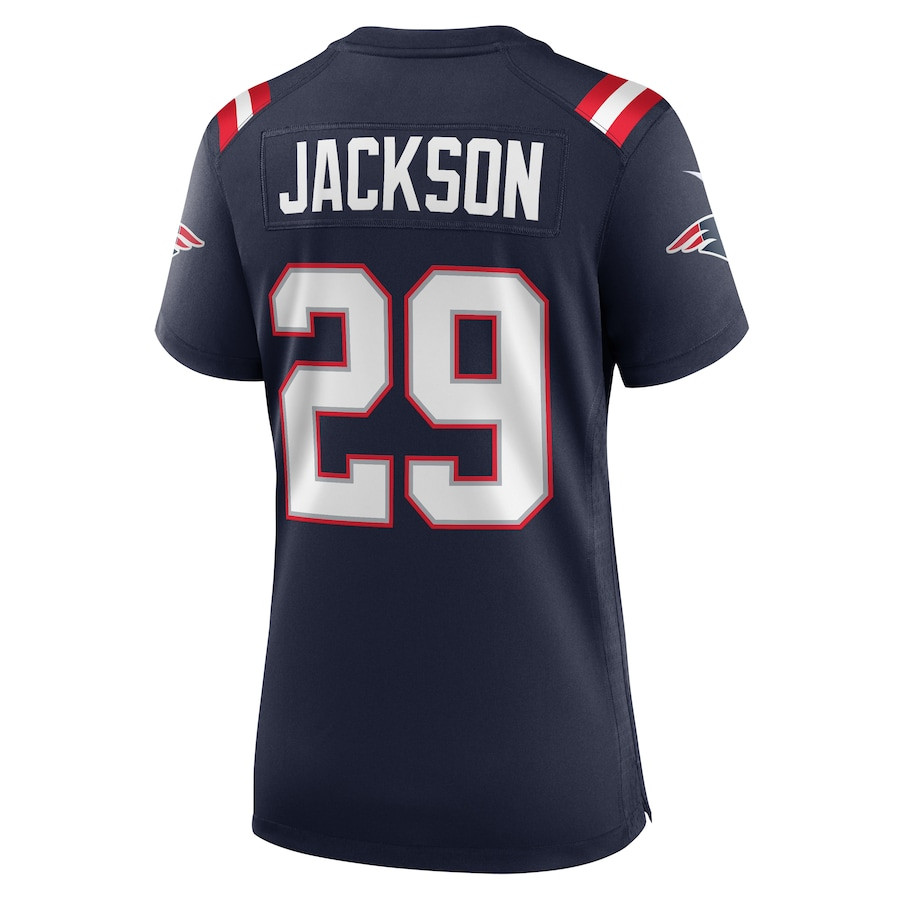 JC Jackson 29 New England Patriots Game Women Jersey - Navy JS5832 nicesnker - Image 3