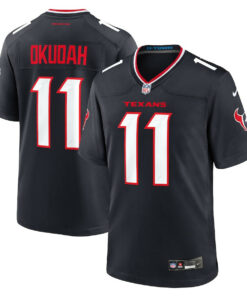 Jeff Okudah 11 Houston Texans Team Game Men Jersey - Navy JS2851 nicesnker