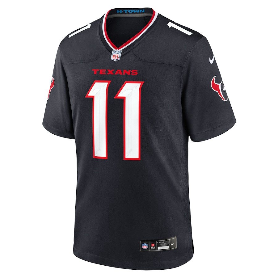 Jeff Okudah 11 Houston Texans Team Game Men Jersey - Navy JS2851 nicesnker - Image 2