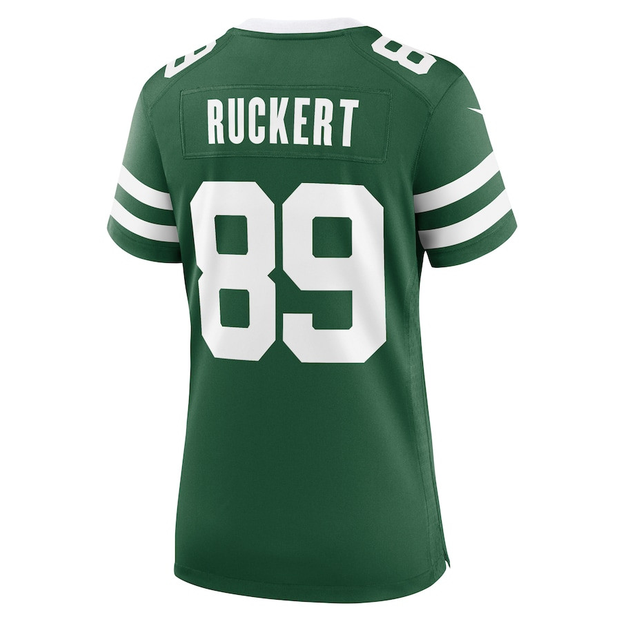 Jeremy Ruckert 89 New York Jets Women's Team Game Jersey - Legacy Green JS9796 nicesnker - Image 3
