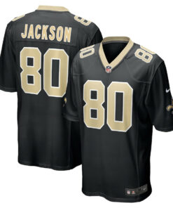 Jermaine Jackson 80 New Orleans Saints Game Men Jersey - Black JS8997 nicesnker