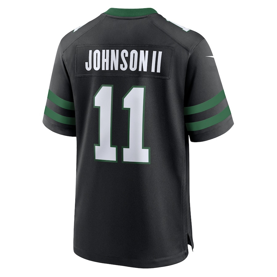 Jermaine Johnson II 11 New York Jets Alternate Game Men Jersey - Legacy Black JS7868 nicesnker - Image 3