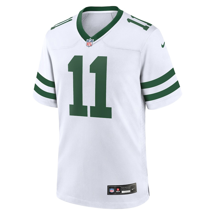 Jermaine Johnson II 11 New York Jets Game Men Jersey - Legacy White JS6357 nicesnker - Image 2