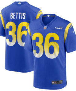 Jerome Bettis 36 Los Angeles Rams Men Game Retired Jersey - Royal JS1508 nicesnker