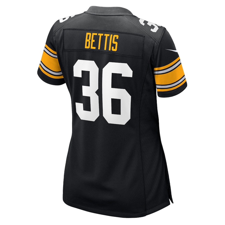 Jerome Bettis 36 Pittsburgh Steelers Women Retired Jersey - Black JS7637 nicesnker - Image 3