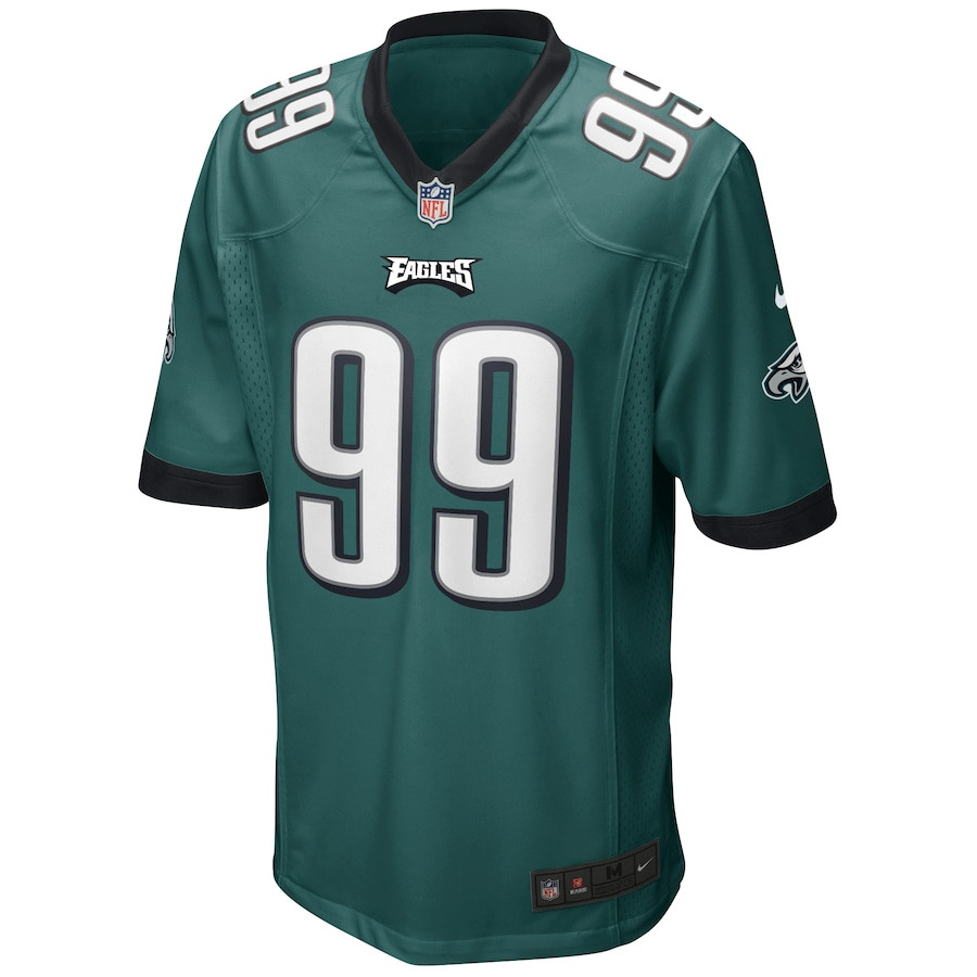 Jerome Brown 99 Philadelphia Eagles Men Game Retired Jersey - Midnight Green JS1342 nicesnker - Image 2