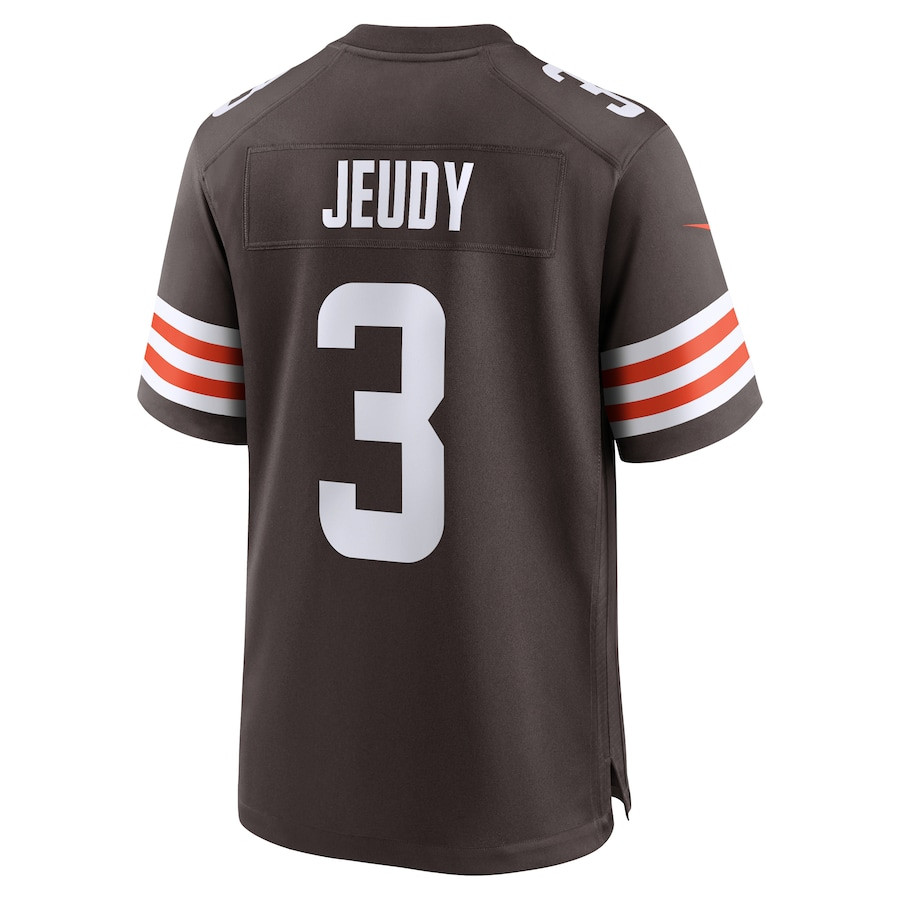 Jerry Jeudy 3 Cleveland Browns Game Men Jersey - Brown JS5578 nicesnker - Image 3