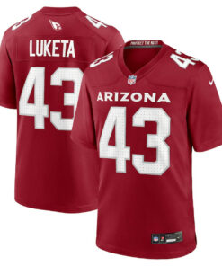 Jesse Luketa 43 Arizona Cardinals Team Game Men Jersey - Cardinal JS6558 nicesnker