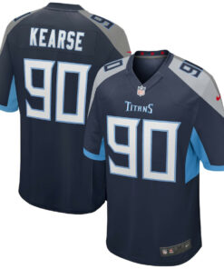 Jevon Kearse 90 Tennessee Titans Men Game Retired Jersey - Navy JS2060 nicesnker