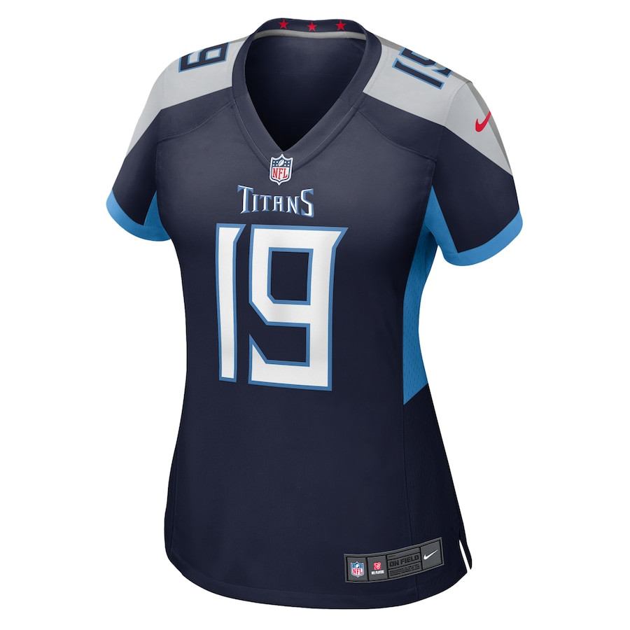 Jha'Quan Jackson 19 Tennessee Titans Women's Game Jersey - Navy JS7469 nicesnker - Image 2