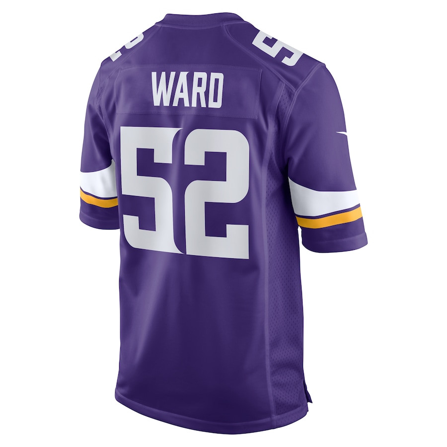 Jihad Ward 52 Minnesota Vikings Team Game Men Jersey - Purple JS3305 nicesnker - Image 3