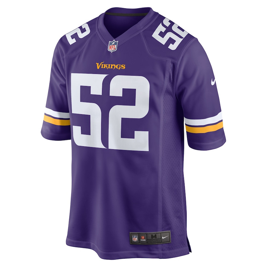 Jihad Ward 52 Minnesota Vikings Team Game Men Jersey - Purple JS3305 nicesnker - Image 2