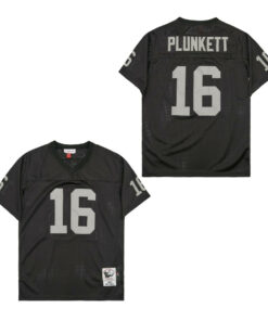 Jim Plunkett 16 Las Vegas Raiders Throwback Men Jersey - Black JS2037 nicesnker
