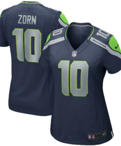 Jim Zorn 10 Seattle Seahawks Women Game Retired Jersey - College Navy JS9675 nicesnker
