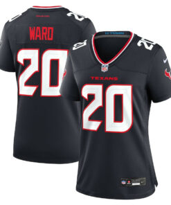 Jimmie Ward 20 Houston Texans Women's Team Game Jersey - Navy JS9810 nicesnker
