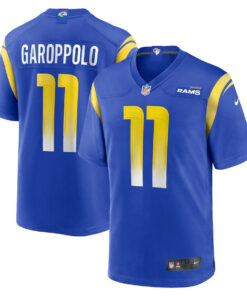 Jimmy Garoppolo 11 Los Angeles Rams Game Men Jersey - Royal JS7384 nicesnker